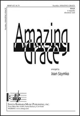 Amazing Grace SSAA choral sheet music cover